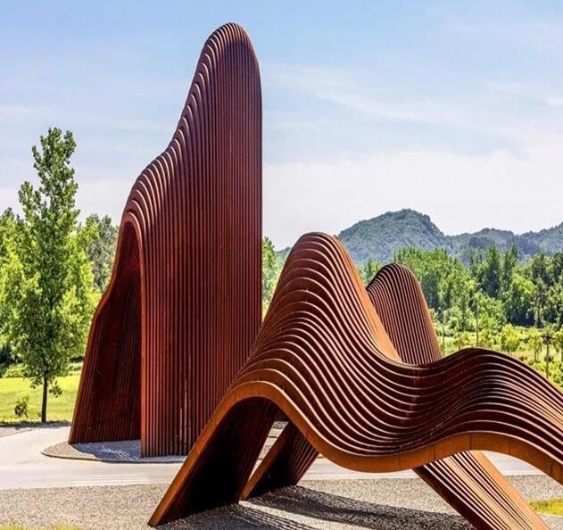 仙居锈钢板造型